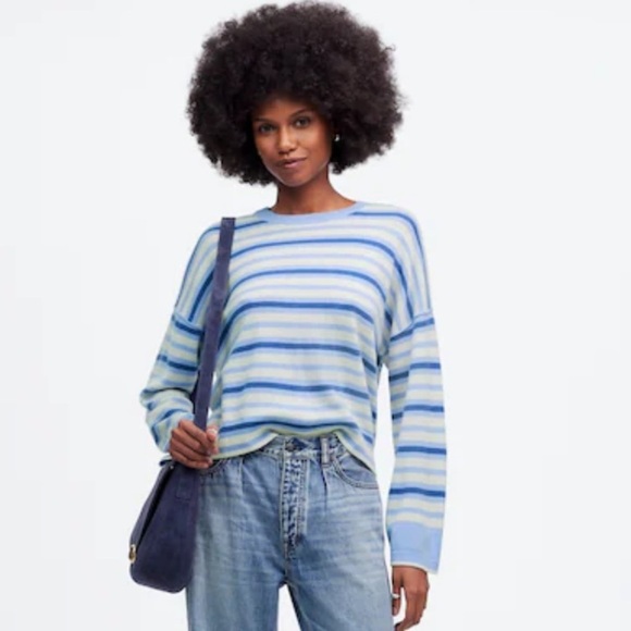 Madewell Cashmere Boxy Sweater - Picture 3 of 6